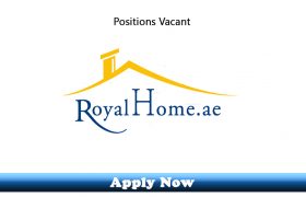 Jobs in Home Royal Dubai 2019 Apply Now
