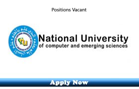 Jobs in National University of Computer and Emerging Sciences Karachi Campus 2019 Apply Now