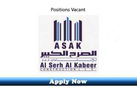 Jobs in Al Serh Al Kabeer Construction Company LLC Dubai 2019 Apply Now