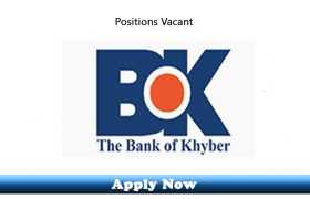 Jobs in The Bank of Khyber 2020