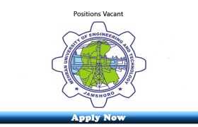 Jobs in Mehran University of Engineering and Technology Jamshoro 2019 Apply Now