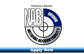 Jobs in National Accountability Bureau NAB Islamabad 2020