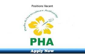 Jobs in Parks & Horticulture Authority Lahore 2019 Apply Now