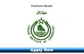 Jobs in Punjab Institute of Cardiology Lahore 2019 Apply Now