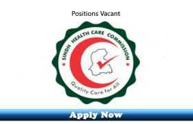 Jobs in Sindh Health Care Commission SHCC 2019 Apply Now