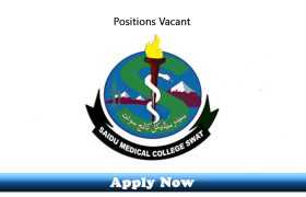 Jobs in Saidu Medical College Swat 2019 Apply Now