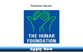 Internship and Jobs Vacant in The Hunar Foundation  2019 Apply Now