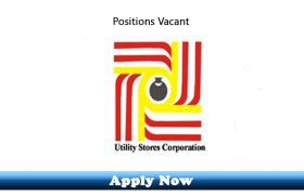Jobs in Utility Stores Corporation 2020 Apply Now