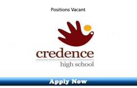Jobs in Credence High School Dubai 2019 Apply Now