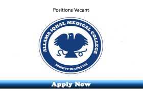 Jobs in Allama Iqbal Medical College and Jinnah Hospital Lahore 2019 Apply Now