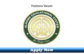 Jobs in Dar e Arqam School Al Hamd Educational System Quetta 2019 Apply Now
