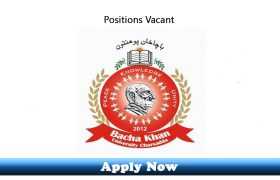 Jobs in Bacha Khan University Charsadda 2019 Apply Now