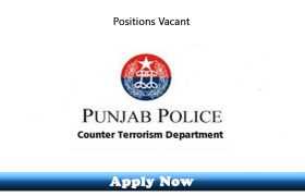 161 New Jobs in Counter Terrorism Department Punjab 2019 Apply Now