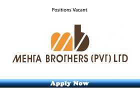 Sales Manager Jobs in Mehta Brother Pvt Limited 2019 Apply Now