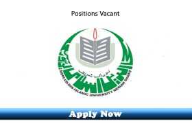 Jobs in Mohi - Ud - Din Islamic University Nerian Sharif AJ&K 2020 Apply Now