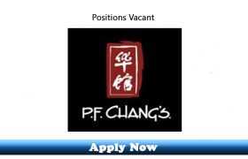 New Jobs in PF Changs Restaurant Lahore 2019 Apply Now