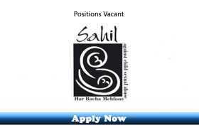 Jobs in Sahil NGO Islamabad 2019 Apply Now
