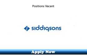 Jobs in Siddiqsons Tinplate Limited 2019 Apply Now