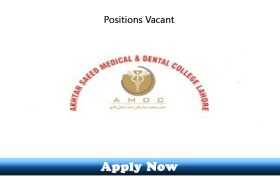 FCPS Trainees Required in Akhtar Saeed Trust Hospital Lahore 2020 Apply Now