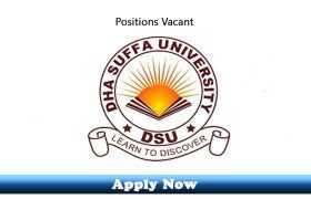 Jobs in DHA Suffa University 2020 Apply Now