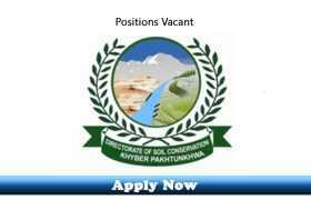 Jobs in Directorate General Soil and Water Conservation Kpk 2020 Apply Now