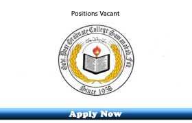 Jobs in Government Post-graduate College of Science Faisalabad 2020 Apply Now