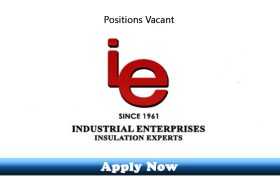 Jobs in Industrial Enterprises Pvt Ltd Lahore 2020 Apply Now