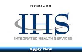Jobs in Integrated Health Services Sindh 2020 Apply Now