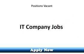 Jobs in a Leading IT Company 2020 Apply Now