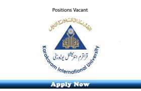 Jobs in Karakoram International University Gilgit Baltistan 2020 Apply Now