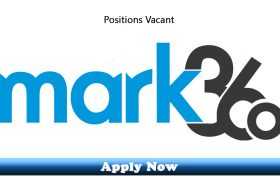 Jobs in Mark360 Karachi 2020 Apply Now