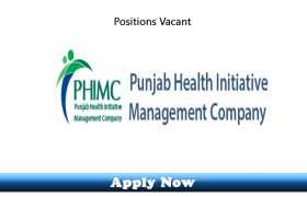 Jobs in Punjab Health Initiative Management Company PHIMC 2020 Apply Now
