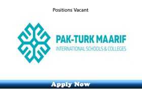 Jobs in Pak Tuk Maarif International Schools and Colleges 2020 Apply Now
