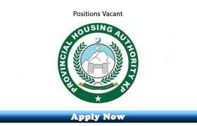 Jobs in Provincial Housing Authority Govt of Khyber Pakhtunkhwa 2020 Apply Now