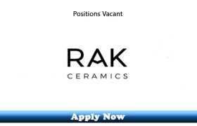 Jobs in RAK Ceramics Lahore 2020 Apply Now