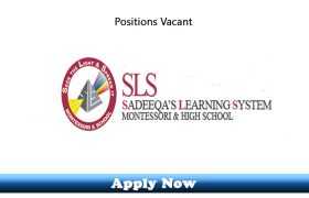 Jobs in SLS Montessori and High School Islamabad 2020 Apply Now