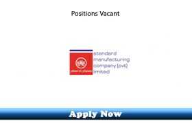 Jobs in Standard Manufacturing Company Pvt Limited 2020 Apply Now