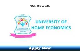 Jobs in University of Home Economics Lahore 2020