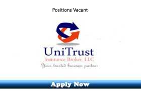 Jobs in Unitrust Insurance Broker LLC Dubai 2020 Apply Now