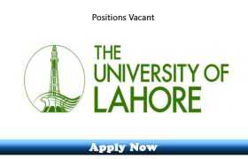 Jobs in The University of Lahore Sargodha Campus 2020 Apply Now