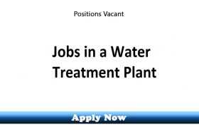 Jobs in a Water Treatment Company 2020 Apply Now