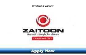 Jobs in Zaitoon 2020 Apply Now