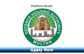 Jobs in Defence Housing Authority DHA Multan 2020 Apply Now