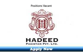 Jobs in Hadeed Pakistan Pvt Ltd 2020 Apply Now