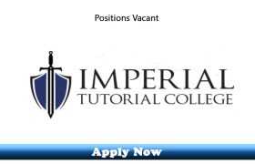 Jobs in Imperial Tutorial College Karachi 2020 Apply Now