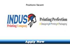 Jobs in Indus Printing Company Lahore 2020 Apply Now