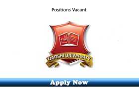 Jobs in Qarshi University Lahore 2020 Apply Now