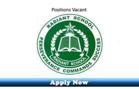 Jobs in Radiant School Rawalpindi 2020 Apply Now