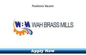 Jobs in Wah Brass Mills Pvt Ltd Wah Cantt 2020 Apply Now