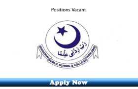 Jobs in Divisional Public School & College Faisalabad 2020 Apply Now